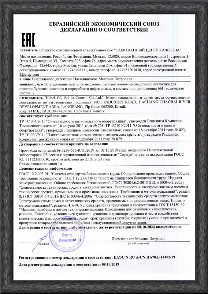 CE Certificate